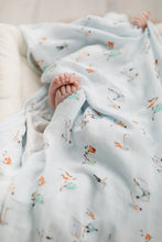 Load image into Gallery viewer, Loulou Lollipop Hockey Muslin Swaddle