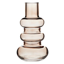 Load image into Gallery viewer, Glass Bubble Vase - Brown Small
