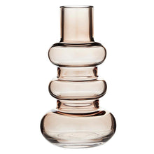 Load image into Gallery viewer, Glass Bubble Vase - Brown Small