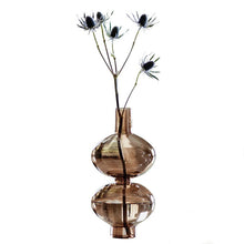 Load image into Gallery viewer, Glass Bubble Vase - Brown
