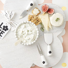 Load image into Gallery viewer, For the Love of Cheese Daisy Cheese Knives - Cardboard Book Set
