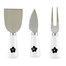 Load image into Gallery viewer, For the Love of Cheese Daisy Cheese Knives - Cardboard Book Set
