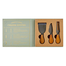 Load image into Gallery viewer, Acacia Wood Handle Cheese Knives - Set of 3