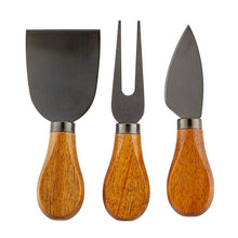Load image into Gallery viewer, Acacia Wood Handle Cheese Knives - Set of 3