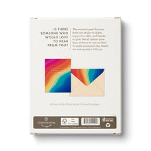 Load image into Gallery viewer, RIVERS OF RAINBOW Boxed Blank Note Cards
