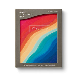 RIVERS OF RAINBOW Boxed Blank Note Cards