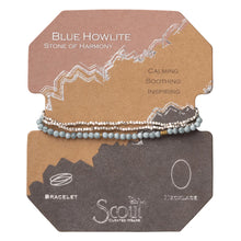 Load image into Gallery viewer, Scout - Delicate Stone Blue Howlite - Stone of Harmony