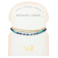 Load image into Gallery viewer, Scout - Ombre Stone Wrap - Midnight/Gold