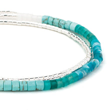 Load image into Gallery viewer, Scout - Ombre Stone Wrap - Sky/Silver