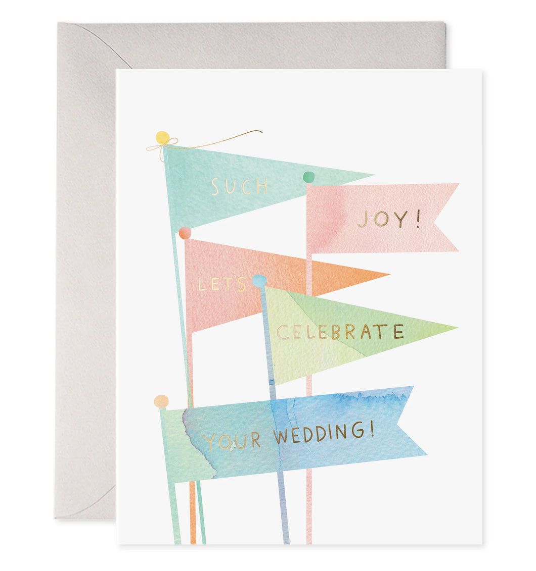 Such Joy Let's Celebrate Your Wedding Card