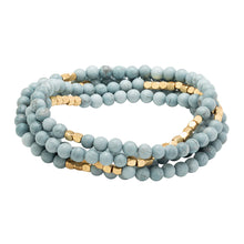 Load image into Gallery viewer, Scout - Stone Wrap: Blue Howlite - Stone of Harmony