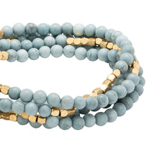 Load image into Gallery viewer, Scout - Stone Wrap: Blue Howlite - Stone of Harmony