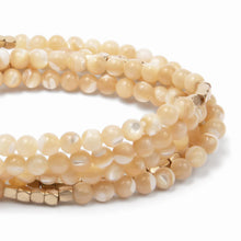 Load image into Gallery viewer, Scout - Stone Wrap Mother of Pearl/Gold - Stone of Prosperity