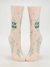 Load image into Gallery viewer, Fuck Work - Women's Crew Socks