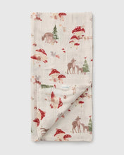 Load image into Gallery viewer, Loulou Lollipop Forest Families Muslin Swaddle