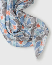 Load image into Gallery viewer, Loulou Lollipop Silly Seals Muslin Swaddle