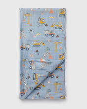 Load image into Gallery viewer, Loulou Lollipop Tiny Engineers Muslin Swaddle