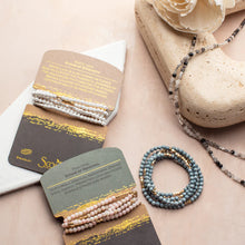 Load image into Gallery viewer, Scout - Stone Wrap: Blue Howlite - Stone of Harmony
