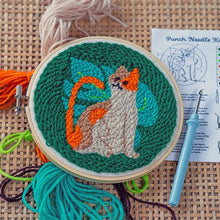 Load image into Gallery viewer, Cat Punch Needle Kit