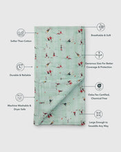 Load image into Gallery viewer, Loulou Lollipop The Beautiful Game Muslin Swaddle