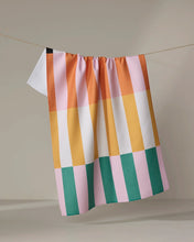 Load image into Gallery viewer, Geometry - Stacked Stripes Tea Towel