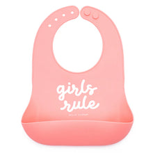 Load image into Gallery viewer, Girls Rule Wonder Bib