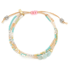 Load image into Gallery viewer, Scout - Mixed Media Bracelet - Courage/Amazonite/Gold