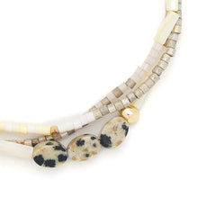 Load image into Gallery viewer, Scout - Mixed Media Bracelet - Joy/Dalmatian Jasper/Gold