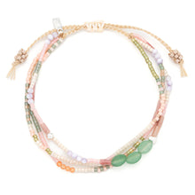 Load image into Gallery viewer, Scout - Mixed Media Bracelet - Optimism/Green Aventurine/Silver