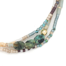 Load image into Gallery viewer, Scout - Mixed Media Bracelet - Transformation/African Turquoise/Gold