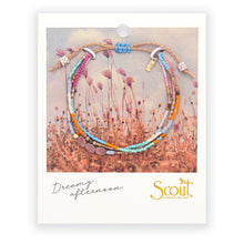 Load image into Gallery viewer, Scout - Mixed Media Bracelet - Love/Rhodochrosite/Gold
