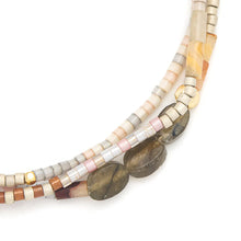 Load image into Gallery viewer, Scout - Mixed Media Bracelet - Magic/Labradorite/Gold