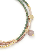 Load image into Gallery viewer, Scout - Mixed Media Wrap Bracelet/Necklace - Healing/Tourmaline/Gold