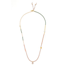 Load image into Gallery viewer, Scout - Mixed Media Wrap Bracelet/Necklace - Healing/Tourmaline/Gold