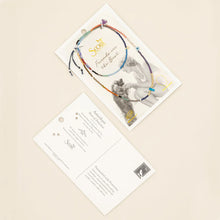 Load image into Gallery viewer, Scout - Mixed Media Wrap Bracelet/Necklace - Protection/Amethyst/Gold/Silver