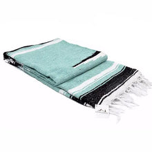 Load image into Gallery viewer, West Path - Mint Diamond Yoga Blanket