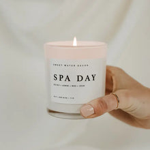 Load image into Gallery viewer, Sweet Water Decor - Spa Day Soy Candle White Jar 11oz