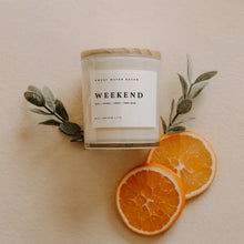 Load image into Gallery viewer, Sweet Water Decor - Weekend Soy Candle White Jar 11oz