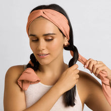 Load image into Gallery viewer, Kitsch - Set & Flow Heatless Curling Headband - Terracotta