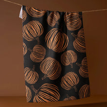 Load image into Gallery viewer, Geometry - Pumpkin Noir Tea Towel
