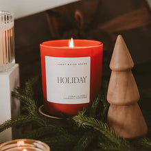 Load image into Gallery viewer, Sweet Water Decor - Holiday Soy Candle Matte Red Jar 15oz