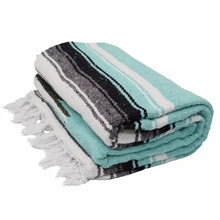 Load image into Gallery viewer, West Path - Mint Diamond Yoga Blanket