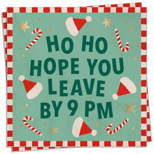 Load image into Gallery viewer, Ho Ho Leave Cocktail Napkins- 20ct