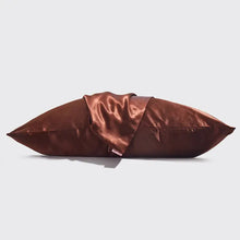 Load image into Gallery viewer, Kitsch - Satin Pillowcase - Chocolate