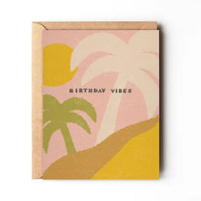 Load image into Gallery viewer, Birthday Vibes Pink Palm Springs Card