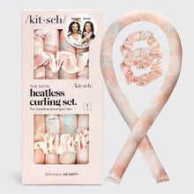 Load image into Gallery viewer, Kitsch - Satin Heatless Curling Set - Sunset Tie Dye