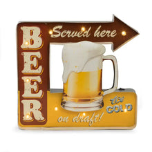 Load image into Gallery viewer, Beer Served Here Sign