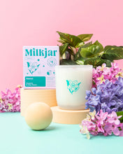 Load image into Gallery viewer, Milkjar - Hawaii - Plumeria & Lilac Coconut Soy 8oz Candle