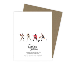 Load image into Gallery viewer, Father's Day Teaching Me the Plays Card