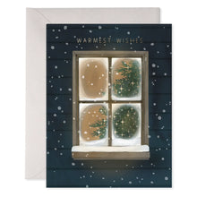 Load image into Gallery viewer, Frosty Window Holiday Card